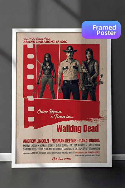 Postifull Αφίσα The Walking Dead με λευκό πλαίσιο, Πίνακας Κινηματογράφου και...