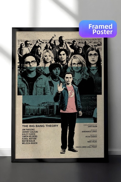 Postifull The Big Bang Theory Αφίσα με Μαύρο Πλαίσιο, Πίνακας Κινηματογράφου ...