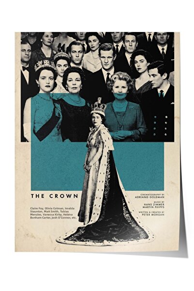 Postifull Αφίσα The Crown, Αφίσες Ταινιών και Τηλεοπτικών Σειρών, Αφίσες Ταιν...