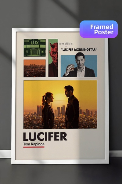 Postifull Αφίσα με λευκό πλαίσιο Lucifer, Πίνακας Κινηματογράφου και Τηλεοπτι...