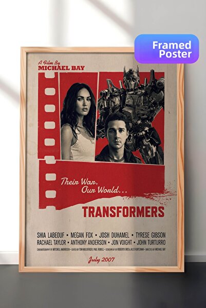 Postifull Αφίσα με ξύλινο πλαίσιο Transformers, Πίνακας Κινηματογράφου και Τη...