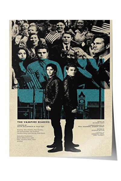 Postifull Αφίσα The Vampire Diaries, Αφίσες ζωγραφικής τέχνης για κινηματογρά...