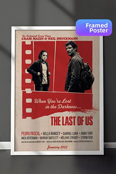 Postifull Αφίσα The Last of Us με λευκό πλαίσιο, Πίνακας Κινηματογράφου και Τ...