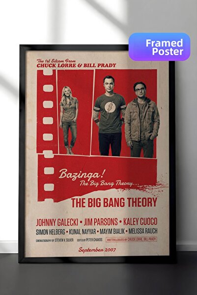 Postifull The Big Bang Theory Αφίσα με Μαύρο Πλαίσιο, Πίνακας Κινηματογράφου ...