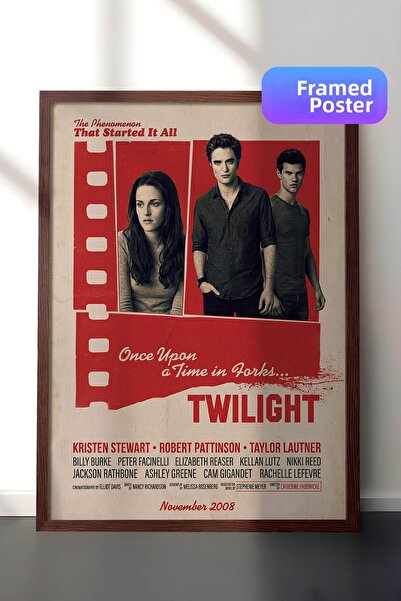 Postifull Αφίσα με κορνίζα σε καφέ απόχρωση, Πίνακας κινηματογράφου και τηλεο...