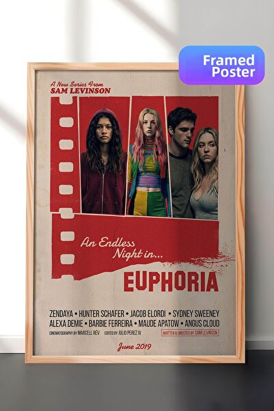 Postifull Αφίσα με ξύλινο πλαίσιο Euphoria, Πίνακας Κινηματογράφου και Τηλεοπ...