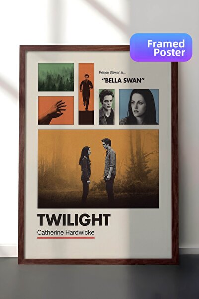 Postifull Αφίσα με κορνίζα σε καφέ απόχρωση, Πίνακας κινηματογράφου και τηλεο...