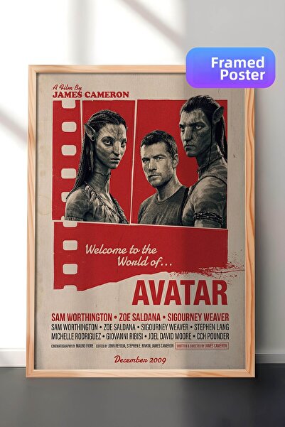 Postifull Αφίσα με ξύλινο πλαίσιο Avatar, Πίνακας Κινηματογράφου και Τηλεοπτι...