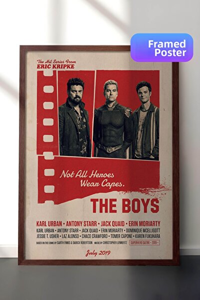 Postifull Αφίσα The Boys με καφέ πλαίσιο, Πίνακας κινηματογράφου και τηλεοπτι...