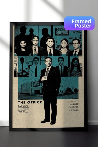 Postifull The Office (ΗΠΑ) Αφίσα με μαύρο πλαίσιο, Πίνακας Κινηματογράφου και...
