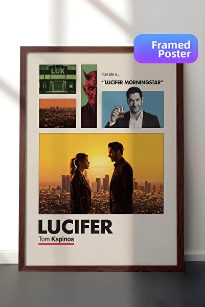 Postifull Αφίσα με κορνίζα Lucifer Brown, Πίνακας Κινηματογράφου και Τηλεοπτι...