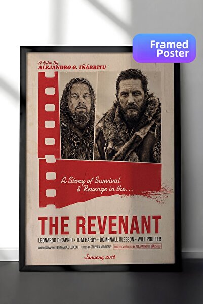 Postifull Η αφίσα The Revenant με μαύρο πλαίσιο, Πίνακας Κινηματογράφου και Τ...