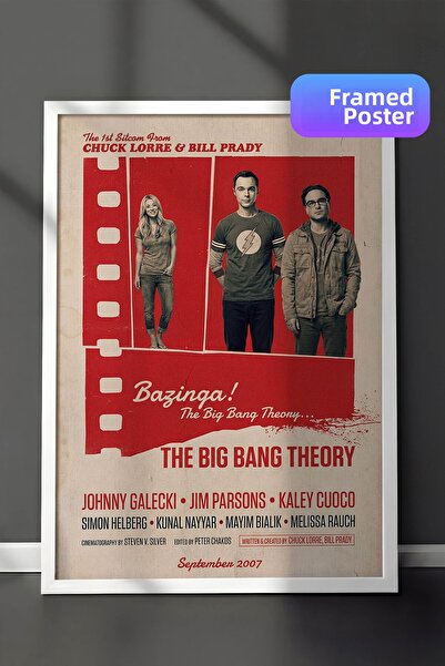 Postifull The Big Bang Theory Αφίσα με λευκό πλαίσιο, Πίνακας Κινηματογράφου ...