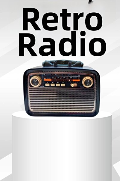 Epilons Music Box Ραδιόφωνο Νοσταλγικού Σχεδιασμού με Φακό και Σύνδεση Bluetooth