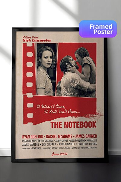 Postifull Η αφίσα του τηλεοπτικού σειράτου The Notebook με μαύρο πλαίσιο, Πίν...