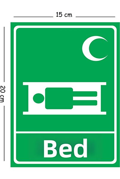 Mayeka Metal Stretcher 15X20 cm Warning Work Safety Sign