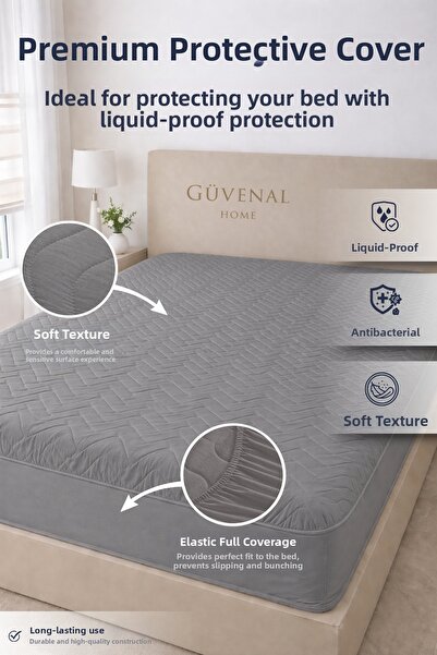 Güvenal Αδιάβροχο προστατευτικό στρώματος Aquavia με καπιτονέ επένδυση |   Πλ...