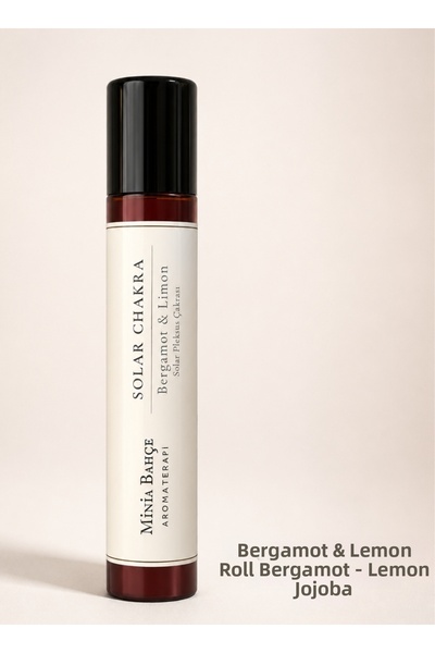 Minia Bahçe Bitki ve Sanat Atölyesi Solar Çakra Roll - 100% Natural Bergamot ...