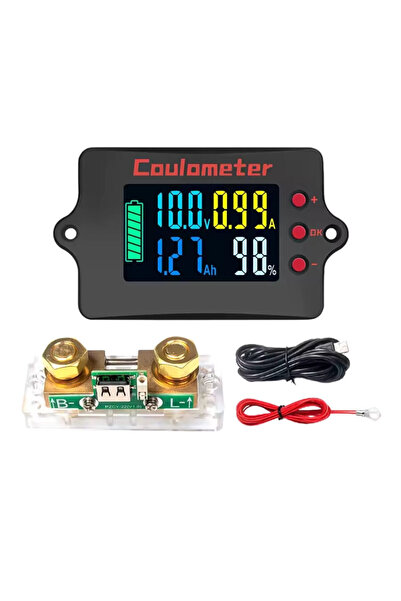 Genel Markalar PZEM-037 8-120V 300A Voltmetre Ampermetre - Batarya Kapasite Y...