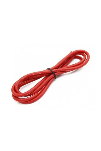 Motorobit 6 AWG Silikon Kablo Kırmızı - 1 Metre