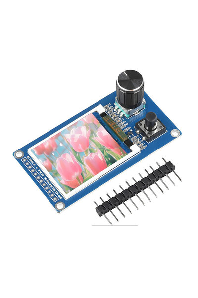 Motorobit 1.8 ST7735 LCD TFT Ekran + EC11 Rotary Encoder Modülü