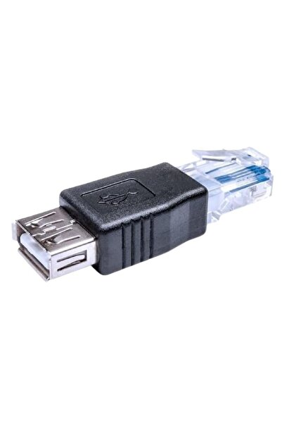 Genel Markalar Ethernet RJ45 Erkek - USB Dişi Dönüştürücü Adaptör