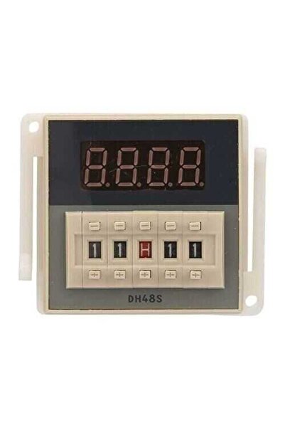 Motorobit DH48S-1Z 12V Zaman Ayarlı Röle Modülü - Reset ve Durdurma Özellikli