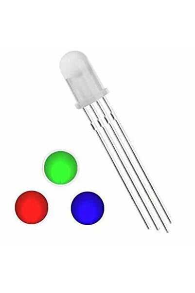 Motorobit 5mm RGB LED 4 Bacaklı Ortak Anot