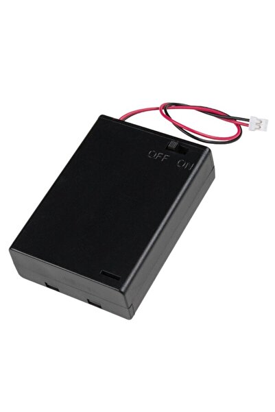 Motorobit 3lü AA Pil Yuvası - JSH PH-2.0 Anahtarlı ve Kapaklı