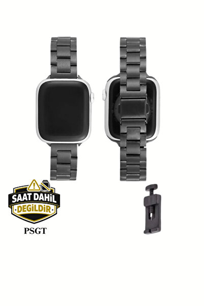 PSGT Watch Uyumlu ( 42-44-45-49mm) Ve Seri10 ve 11(46MM) Paslanmaz Çelik Mini...