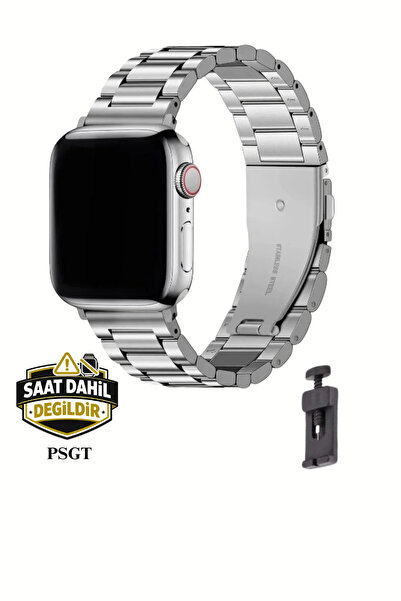 PSGT Watch Uyumlu ( 38/40/41MM) Ve Seri10 ve 11(42MM) Paslanmaz Çelik Modernfit