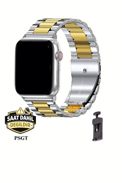 PSGT Watch Uyumlu ( 38/40/41MM) Ve Seri10 ve 11(42MM) Paslanmaz Çelik Modernfit