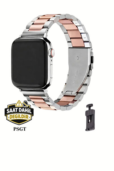 PSGT Watch Uyumlu ( 38/40/41MM) Ve Seri10 ve 11(42MM) Paslanmaz Çelik Modernfit