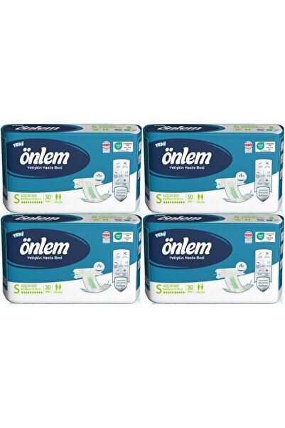 ÖNLEM Adult Diapers with Waist Band Textile Surface S - Small - Small 120 Pie...