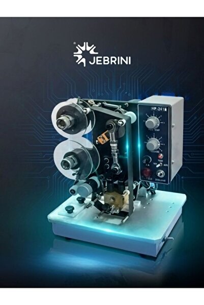 jebrini Yarı Otomatik Termal Şerit Tarih Kodlama Makinası Etiketleme Makinesi...
