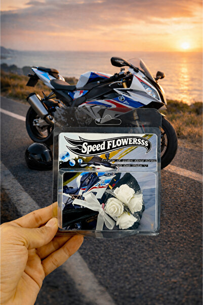 İNCİ sepette HotFlowerss Motorsiklet serisi ilk çiçek temalı sevgili