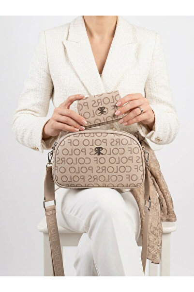 Çanta Trend Γυναικεία τσάντα μονόγραμμα μεσαίου μεγέθους 5 θέσεων Polo Of Colors