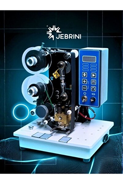 jebrini Dijital Ekranlı Yarı Otomatik Termal Şerit Tarih Kodlama Makinası Eti...