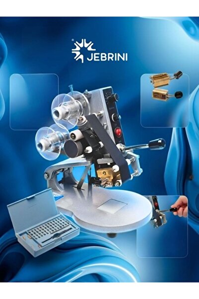 jebrini Manuel Termal Şerit Tarih Kodlama Makinası Etiketleme Makinesi Jmcd-8...