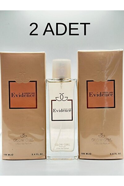 GLOW GİRL Comme Une Evidence Kadın Parfümü 100 Ml Edp 2 (İKİ) Adet
