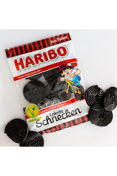 Haribo لاكريتز شنكن جيلي فول نباتي 175 جم