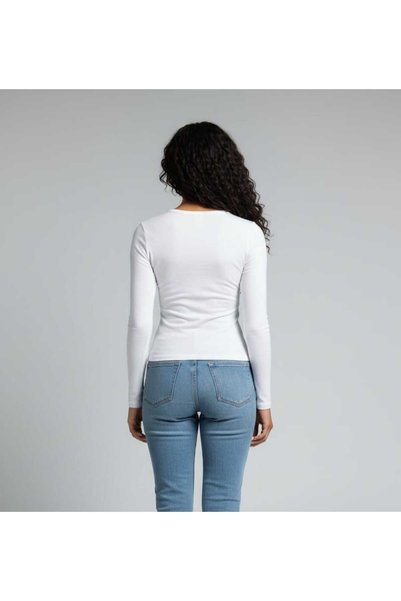 vintisse Women's Combed Cotton Bodysuit 98% Cotton 2% Elastane