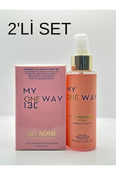 NO NOME 130 My Way Kadın Parfümü 100 Ml Edt + 130 My Way Body Mist Kadın Vücu...