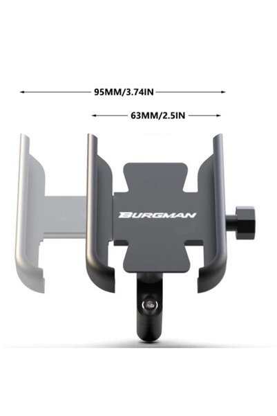 Generic High Quality Motorcycle Bike Mobile Phone Holder with USB Charger Port