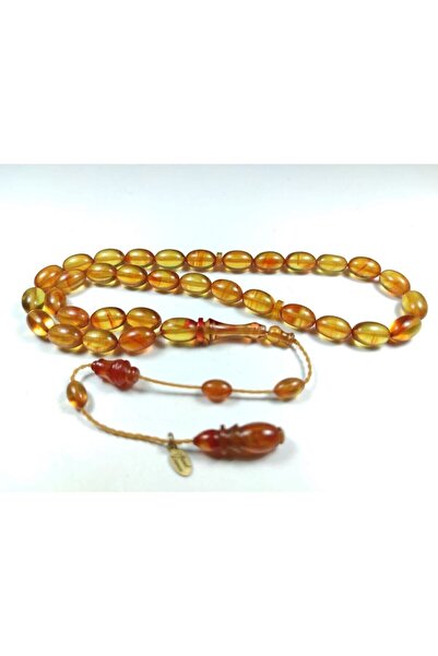 İskeçe Tesbih Halil Hilmi Usta - 0,6 διαφανές Delim, γερμανικό κεχριμπάρι με ...