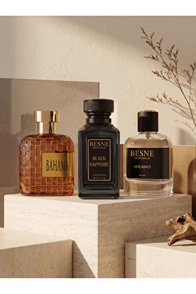 besneparfum Besne Parfüm Luxe Edition Full Set (Bahama, Black Sapphire & Mila...