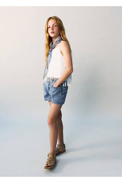 MANGO Kids Püsküllü askılı bluz