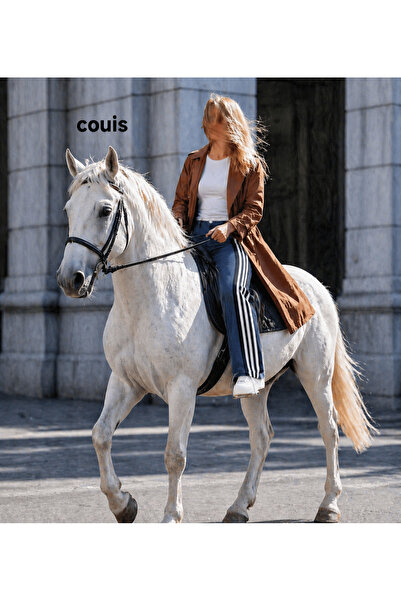 couis τζιν χωρίς λύκρα, ψηλόμεσο με φαρδιά μπατζάκια