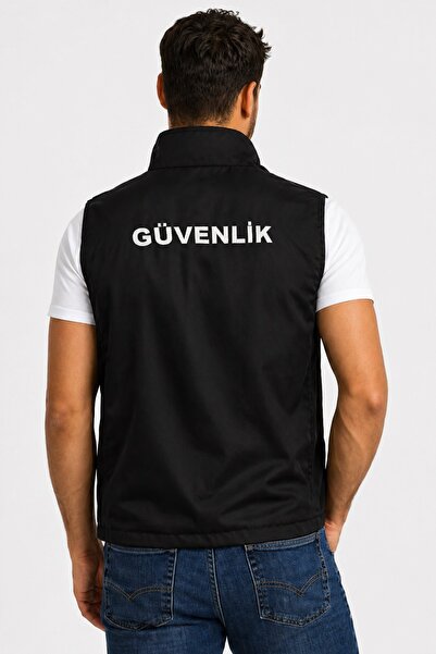 ARTHUR Erkek Yazlık Özel Güvenlik Yeleği - Nakış İşlemeli, Reflektörlü ve 3 C...
