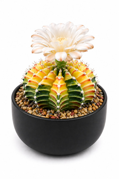 Mialys İthal Renkli Kaktüs Gymnocalycium Mihanovichii Variegated LB2178 Neon ...